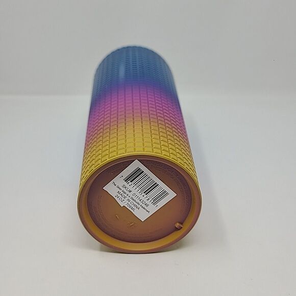 Starbucks 2023 Pride Rainbow Tumbler - 24oz Venti- Tim Singleton Grid Gradient - Picture 5 of 6